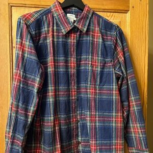 LLBEAN Scotch plaid flannel shirt